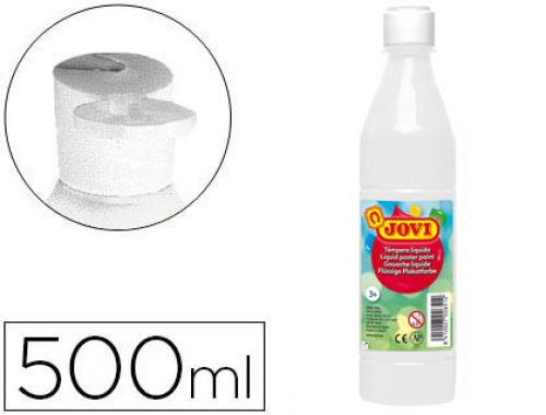 Guache liquido jovi 500 ml branco , Jovi , 20110 , 8412027003643